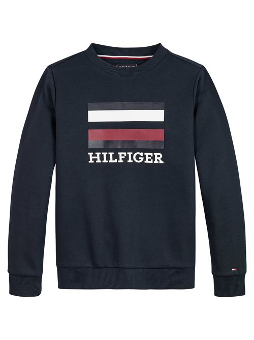 Felpa con bandiera blu. TOMMY HILFIGER | KB0KB08288DW5